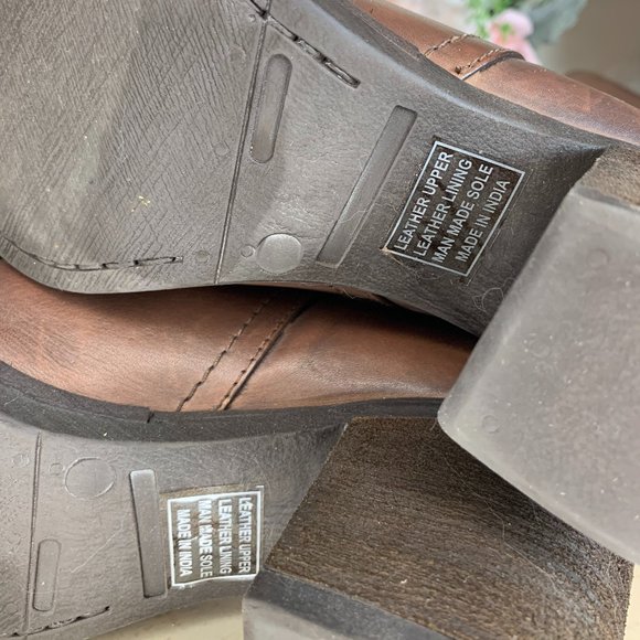 NWOT Leather Boots size 7 - Picture 8 of 12